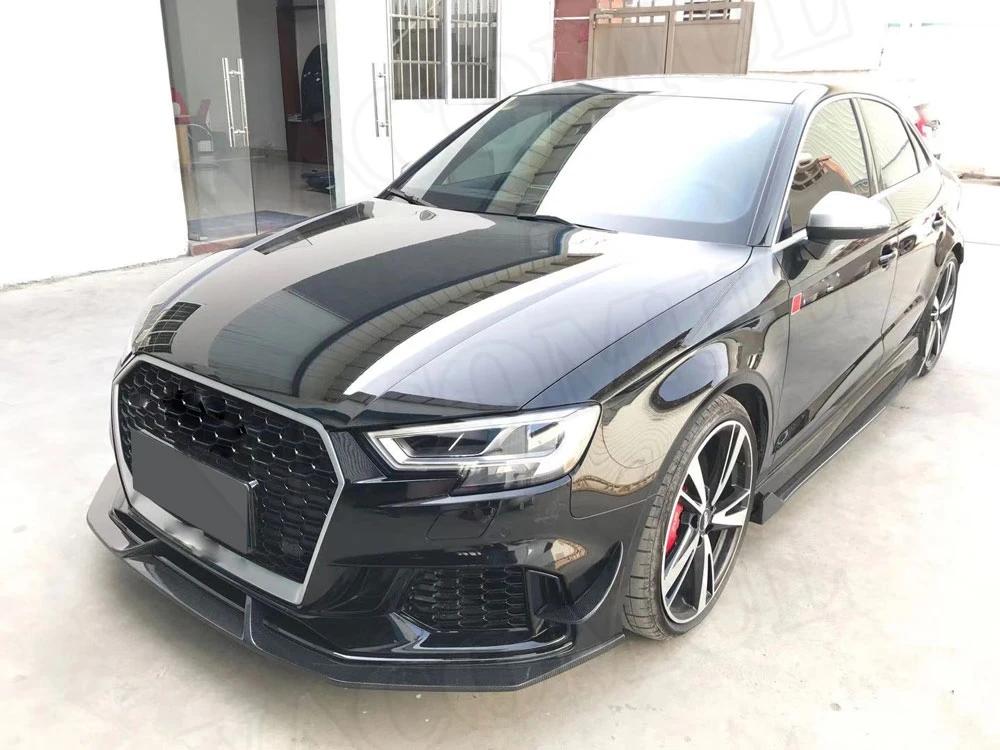Передние бамперы из углеродного волокна отделка крыльев для Audi A3 RS3 седан