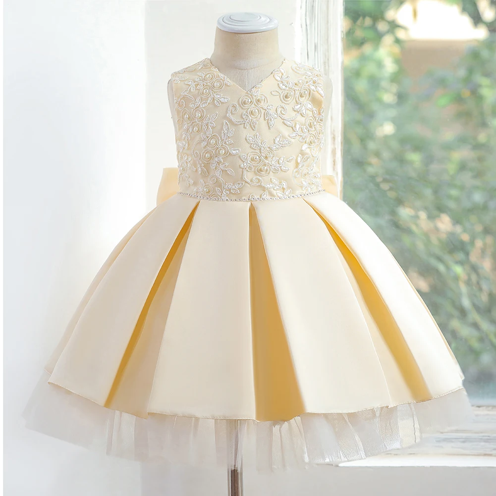 

Western-Style Girls Dress Exquisite Princess Tutu Pure Cotton Lining Cute KIds Performance Clothing