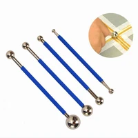 4pcs double steel pressed ball tile grout floor pressure stick tools repairing home wall gap scraping construction hand tools