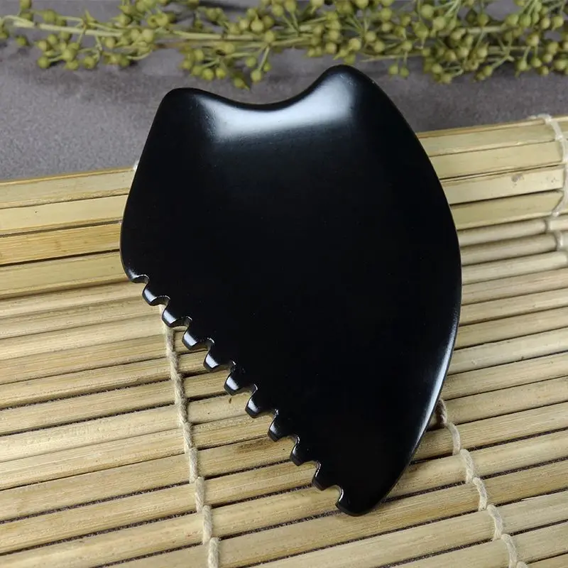 

Gua Sha Facial Body Massage Tool Tranditional Natural Bian Stone Gouache Scraper Plate Face Lifting Body SPA Massager Skin Care