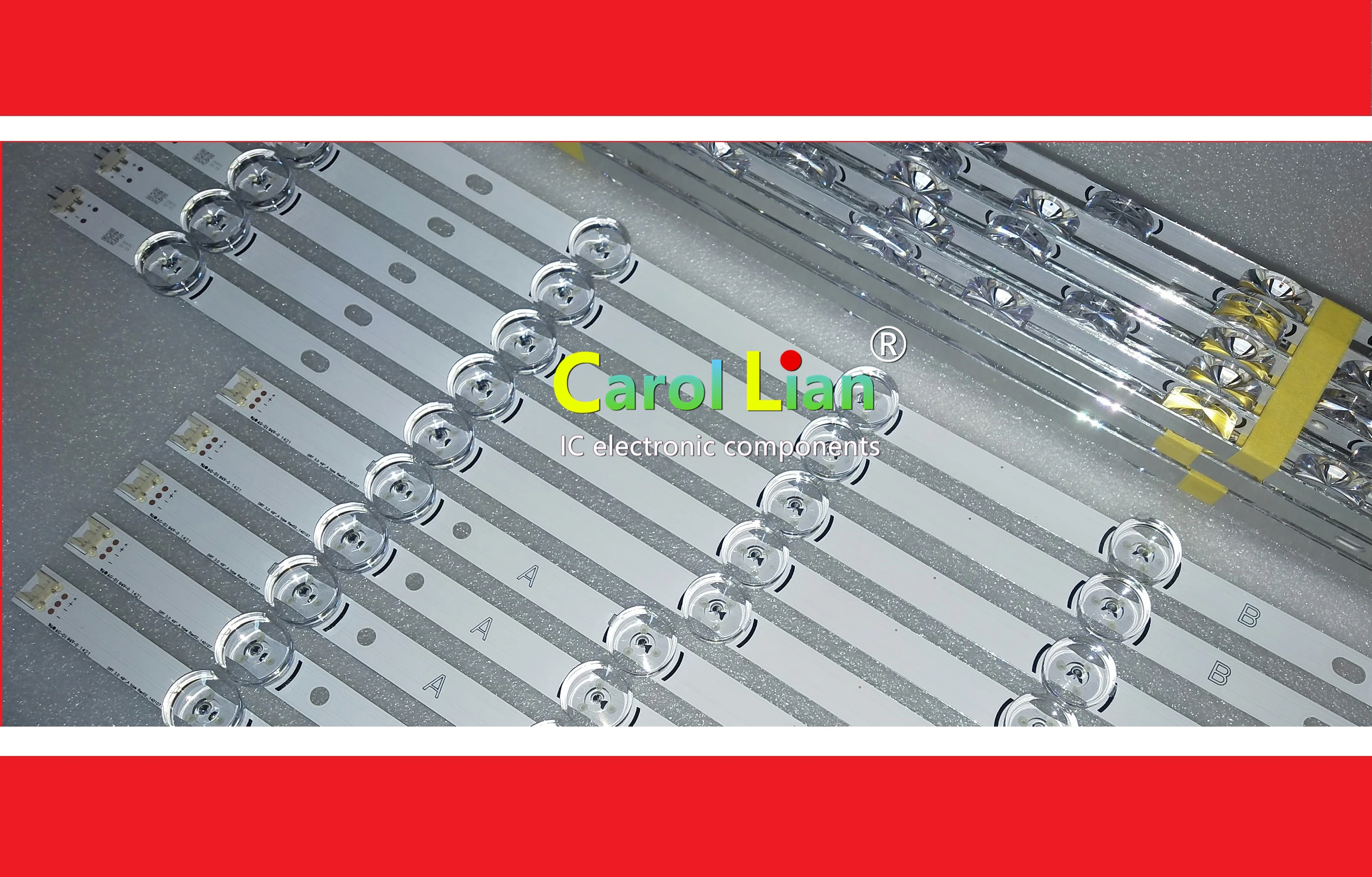 Новый 5 комплектов = 50 шт светодиодный задний lg ith полоса Замена для LG 49LB5500 LC490DUE