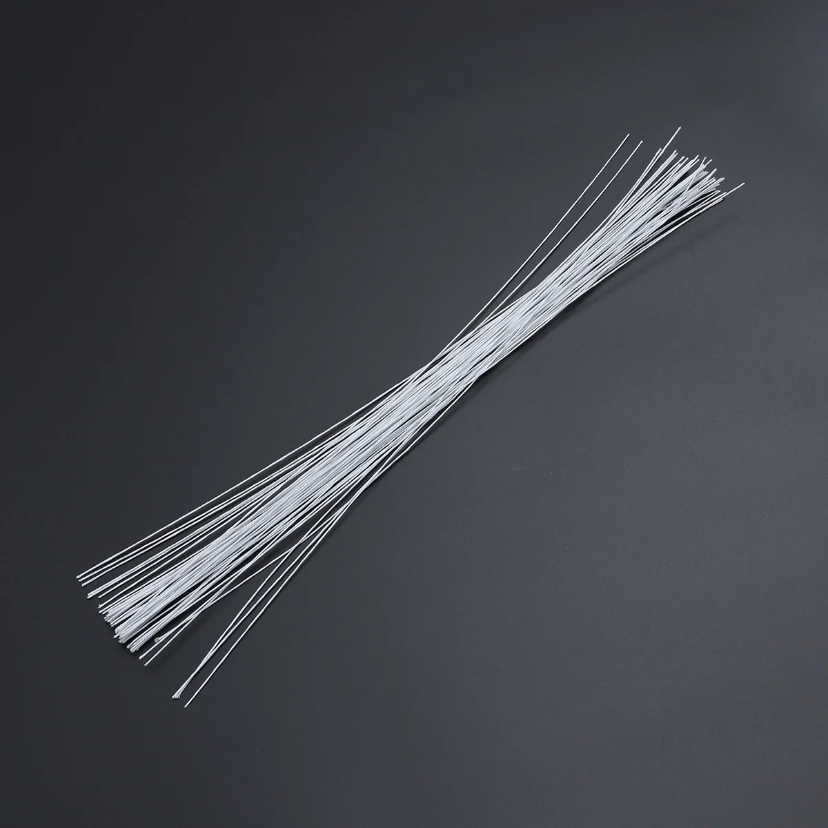 50pcs 24 Gauge White Floral Wire Stem Handmade Artificial Flower Arrangement Supplies for DIY Craft | Дом и сад