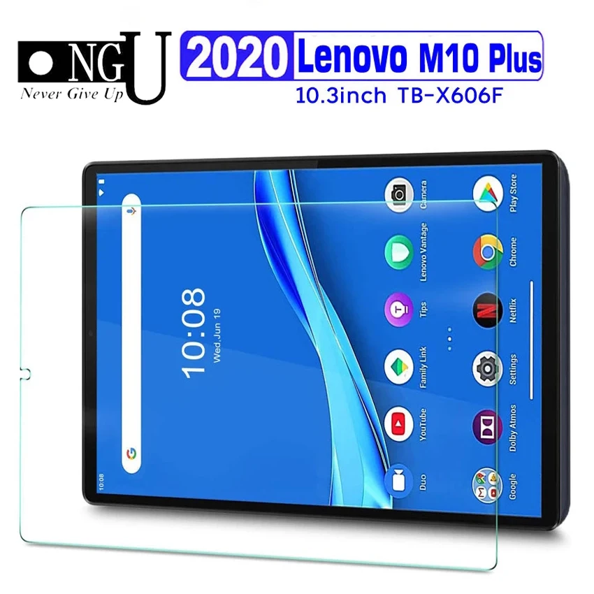 Защитное стекло для планшета Lenovo Tab M10 Plus закаленное 2020 дюйма FHD 2 го поколения X606 10
