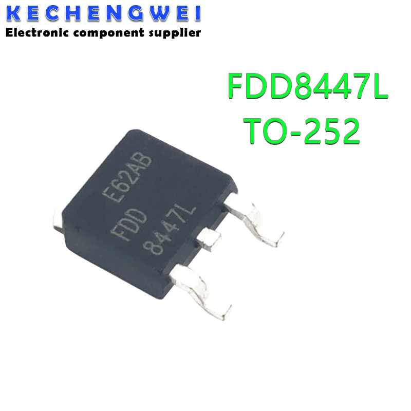 10 шт. FDD8447L FDD8447 TO-252 TO252 8447 SMD MOS полевые фонари | Электронные компоненты и