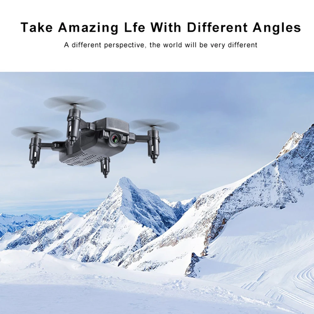 Супер Мини Дрон камера HD 1080P Wifi FPV складной высоты держать 3D ролл RC вертолет селфи