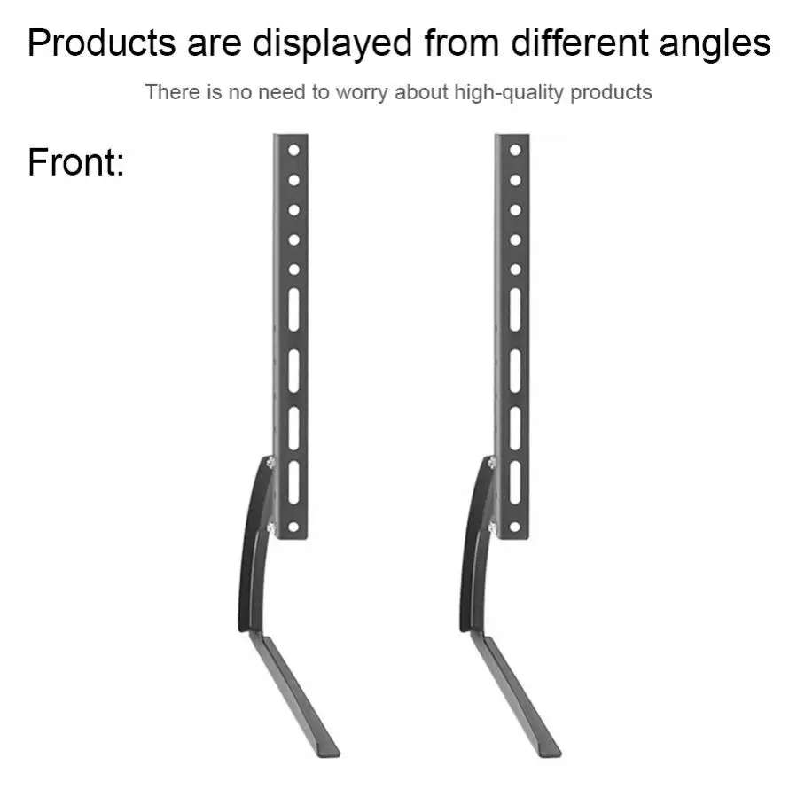 26''-43" 25KG TV Stand Base Bracket for Plasma LCD Flat Screen Height Adjustable Monitor Mount Anti-Skid Rubber | Электроника