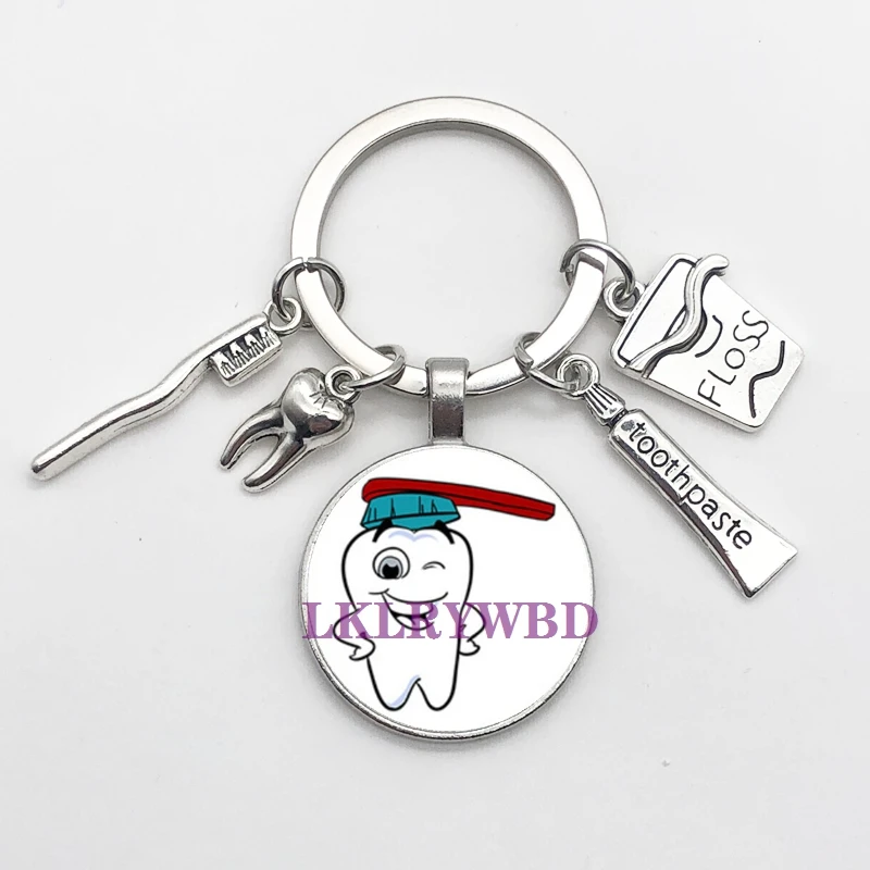 Новинка зубная щетка паста брелок стоматологический помощник подарок