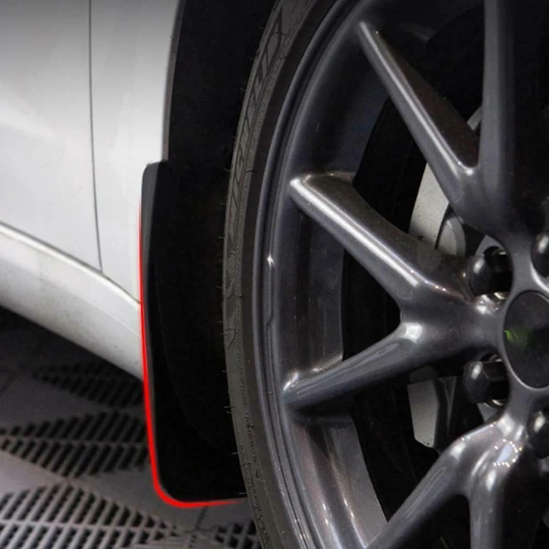 Автомобильные Брызговики брызговик для 2016-2019Tesla модель 3 и крепежный винт яркий