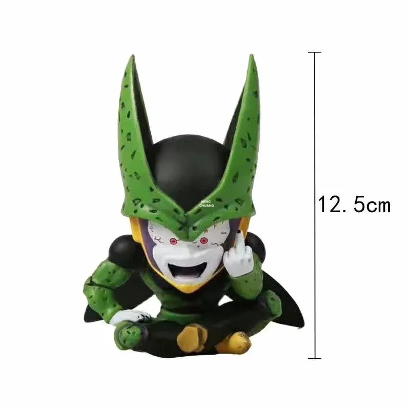 5 &quotDragon Ball Сидящая осанка ячейка окончательной формы Мультяшные украшения ПВХ