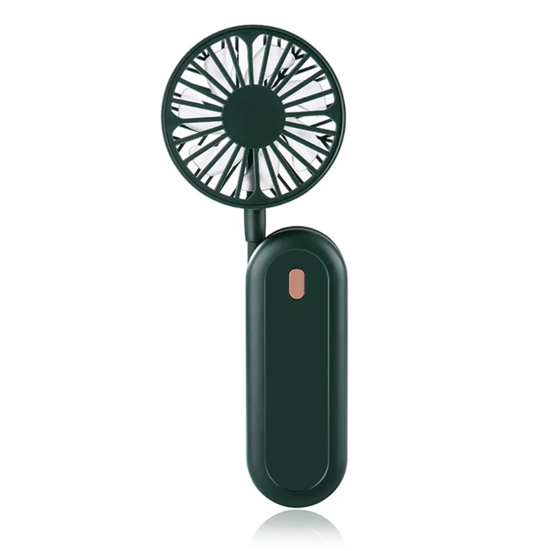 

Portable Hanging Neck Fan USB Rechargeable 3 Speed Settings Air Cooler Flexible Table Fan for student Dormitory Home Office Use