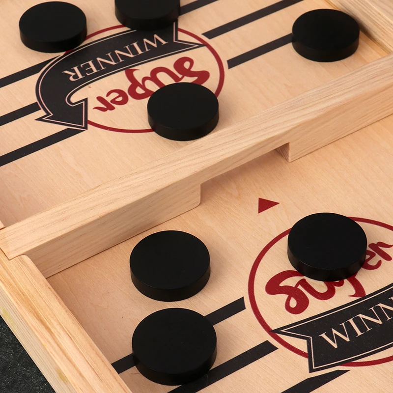 

Family Party Game Funny Toys Fast Hockey Sling Puck Game Paced Sling Puck Winner Fun Toys Board Game Parent-Child Game Toys