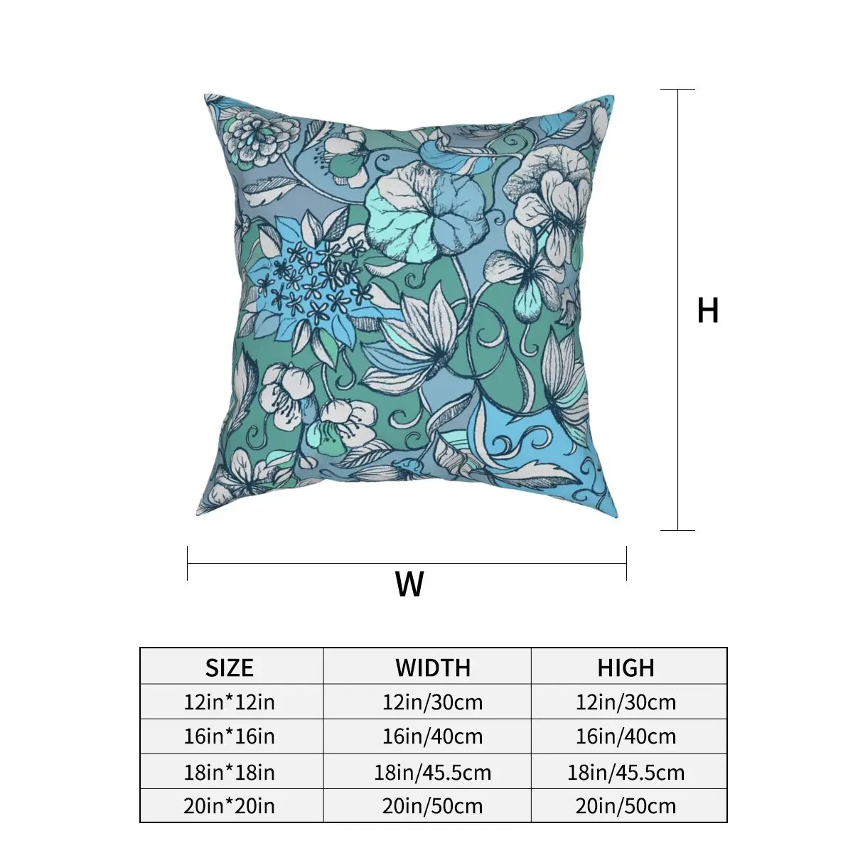 Женская квадратная Подушка-чехол из полиэстера оптом | Дом и сад