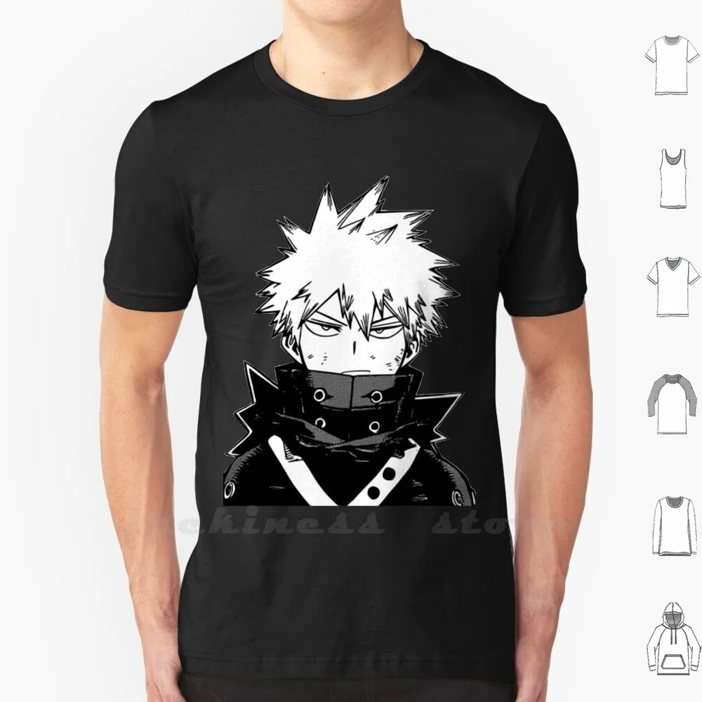 Bakugo Looking Футболка Мужчины Женщины Подростковый Хлопок 6xl Boku No Hero Academia Aca Bnha Bnh