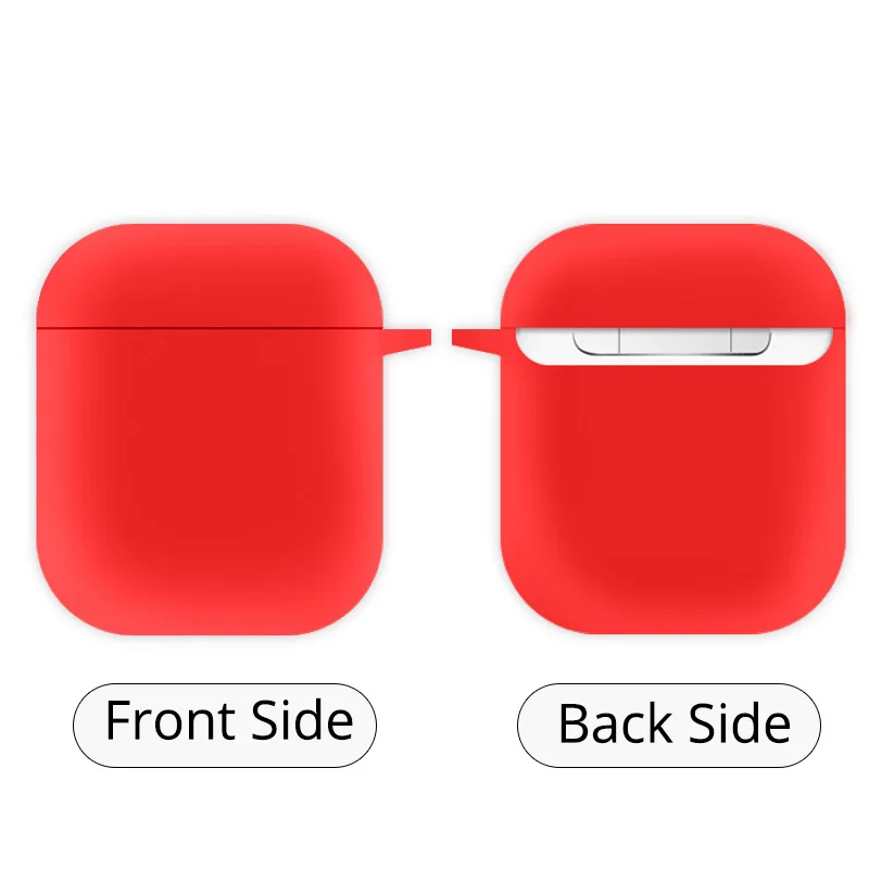 Чехол для наушников на Рождество Bluetooth беспроводные наушники для Apple AirPods 2 силиконовые чехлы для подушки безопасности защитный чехол - Цвет: EJTRED000