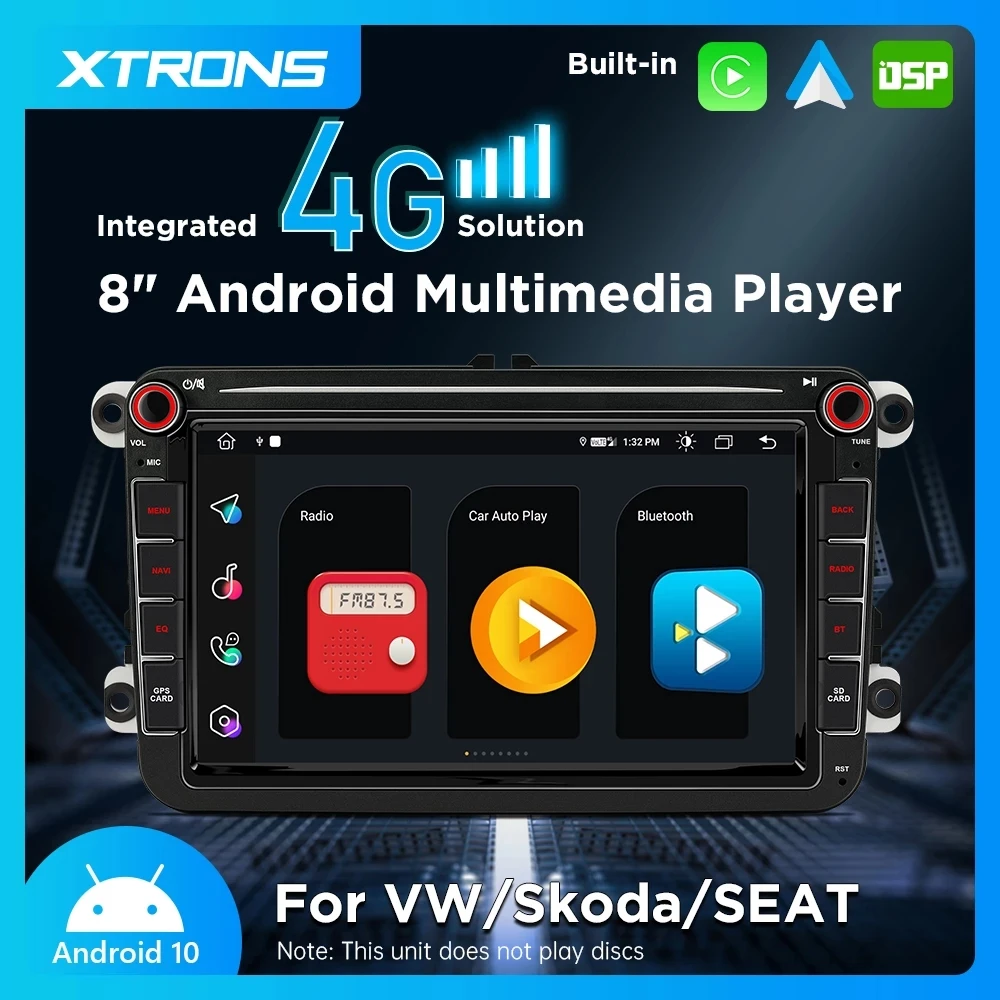 Player For Volkswagen Touran For Seat For Skoda Dsp Carplay 