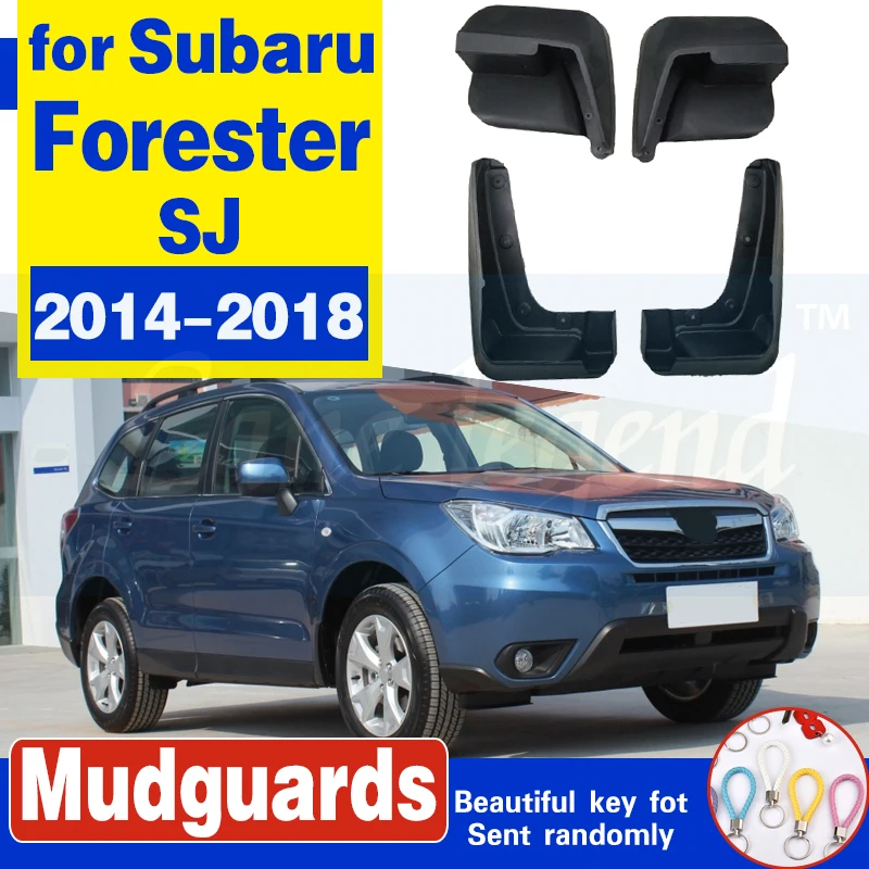 

For Subaru Forester SJ 2014 - 2018 Molded Car Mud Flaps Mudflaps Splash Guards Flap Mudguards Fender Front Rear 2015 2016 2017