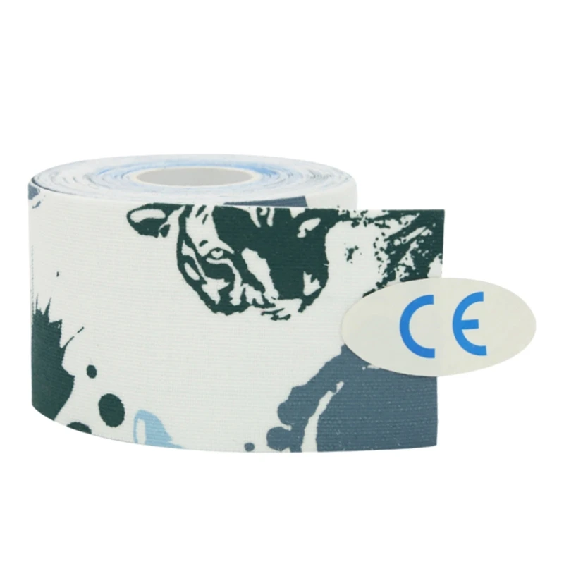 

24BD Elastic Printing Colourful Sports Muscle Tape Cotton Physical Therapy Athletic Soccer Joint Pain Relief Kinesiology Tape
