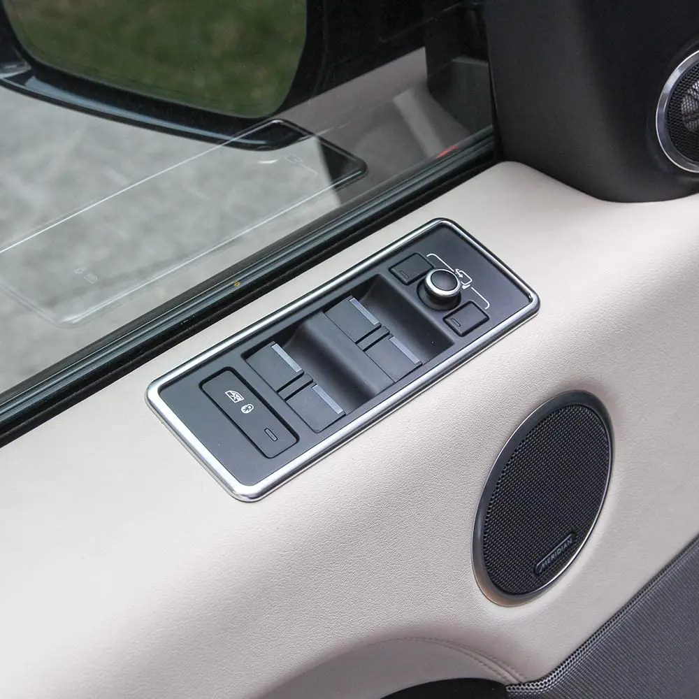 ABS хромированный переключатель стеклоподъемника автомобиля рамка отделка 4 шт.