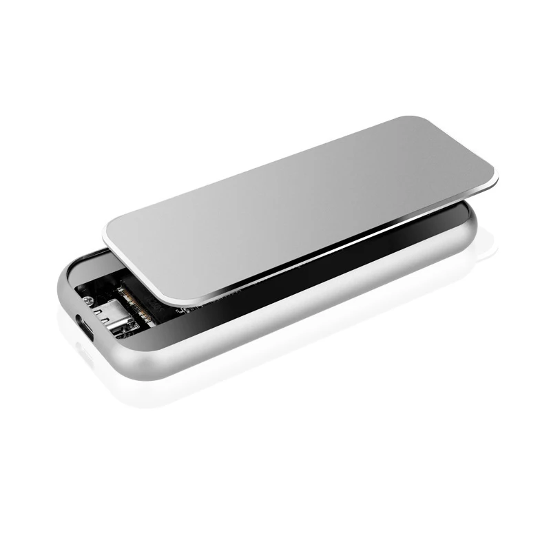 qindian aluminium type c nvme m 2 adapter card hdd enclosure ssd case mobile hard disk box type c 10gbps usb3 1 pcie m2 ssd case free global shipping