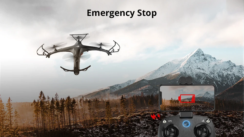 DEERC DE24 5G gps RC Дрон с камерой 1080p FHD 300M WIFi FPV 120 ° широкоугольный Tapfly gps Follow Me RC Квадрокоптер