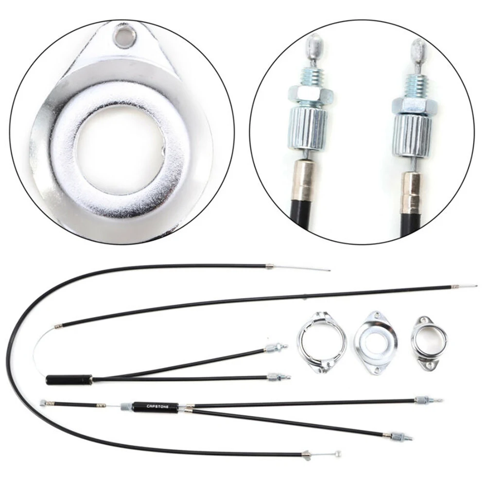 

Bike Brake Cables Set Braking Cable Housing Front Rear Upper Lower Spinner Rotor Bicycle Gyro Cables Kit for Bike BMX