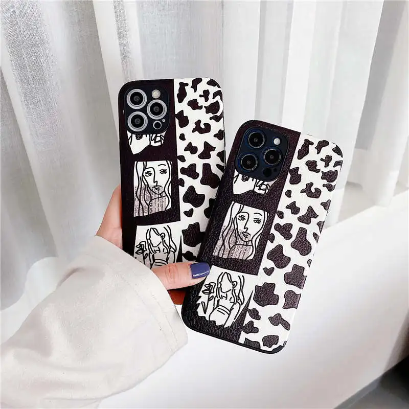 

Luxury Leopard Girl Print Case For OPPO A31 A9 A5 2020 A92S A53 A52 A32 A11X A8 F9 A3S R17 Realme XT X2 Reno 5 4se K5 K3 K1 Case