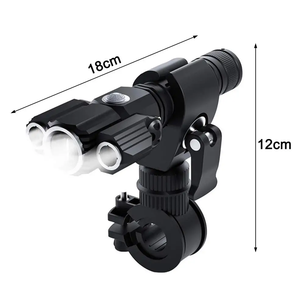 

Fiets Licht Waterdicht Usb Oplaadbare 1800 Lumen Aluminium Mtb Fiets Licht Met Power Bank Koplamp Fiets Accessoires