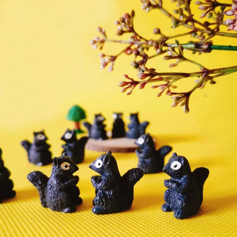 Новый ~ 10 шт./белки/миниатюры/милые животные/Сказочный Садовый Гном/Террариум с