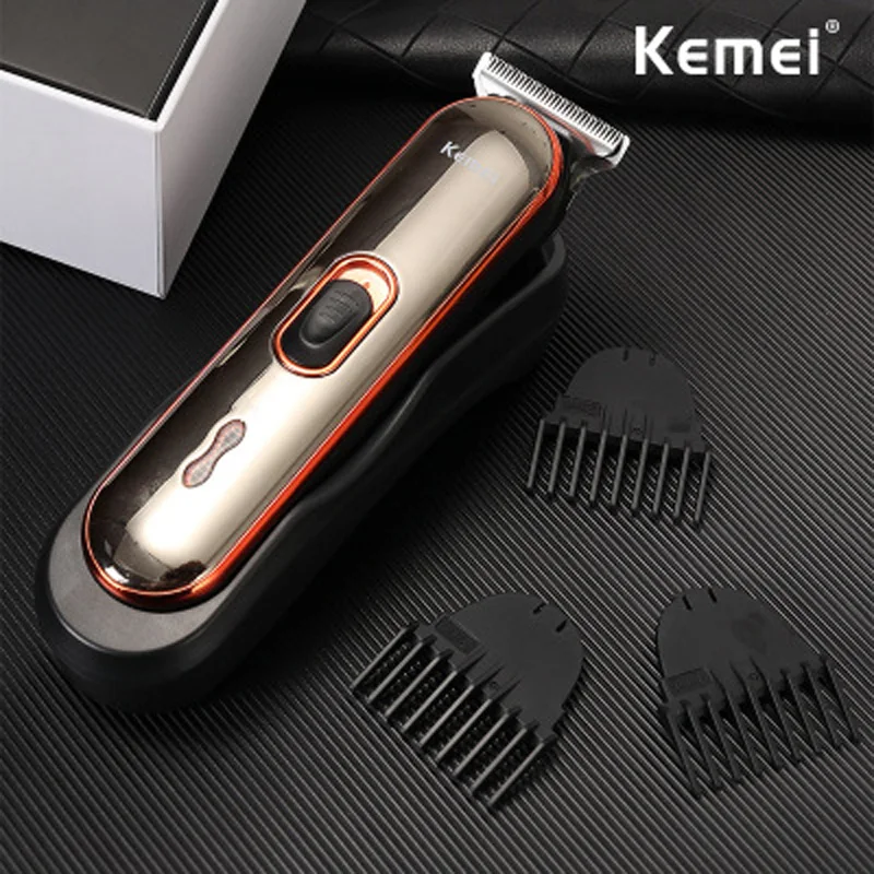 

Kemei Barbershop Professional Hair Clipper Fast Charging Version Handheld with Charging Holder Hair Trimmer Shaving Machine