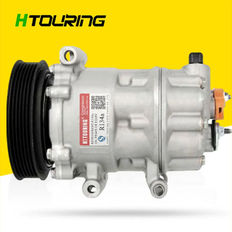 Компрессор переменного тока SD6C12 для автомобиля PEUGEOT 307 308 208 Citroen C4 1356F 9659875980 9671334080