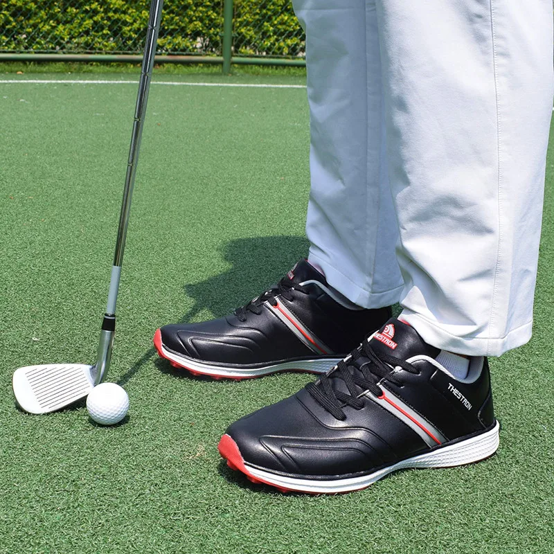 Larger Size US14 Men Golf Shoes Brand Sneakers Lightweight Lace-up Walking Sport Trainer Male Footwear | Спорт и развлечения