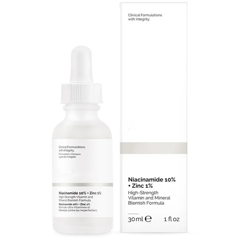 Обычная сыворотка Niacinamide 10% + Цинк 1% высокая прочность витамины и минеральные