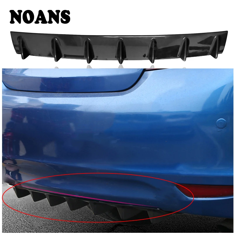 NOANS Автомобильный задний бампер шасси дефлектор Акулий крыльев модифицированный