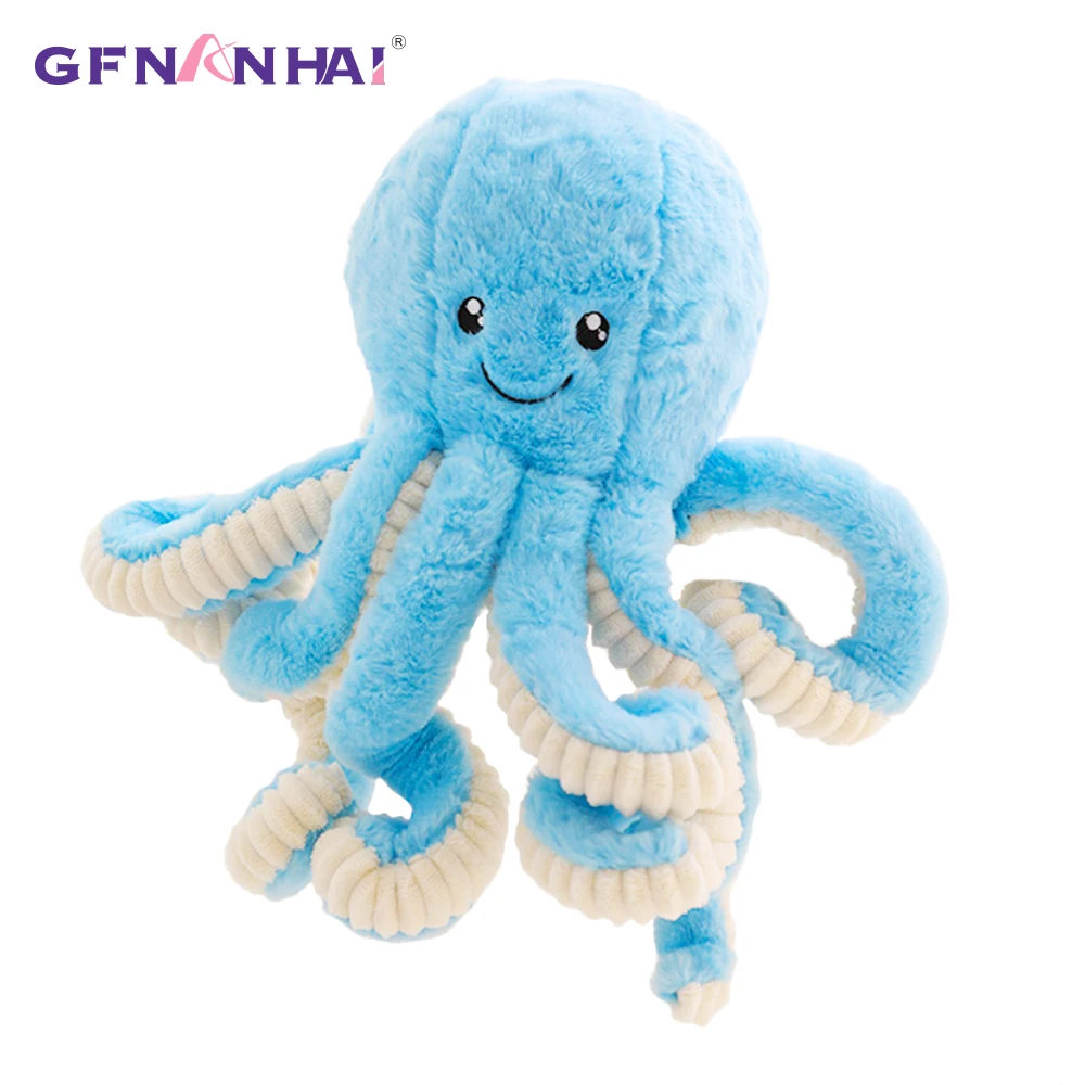 80CM Lovely Simulation Octopus Pendant Plush Stuffed Toy Soft Animal Home Accessories Cute Animal Doll Children Christmas Gifts images - 6