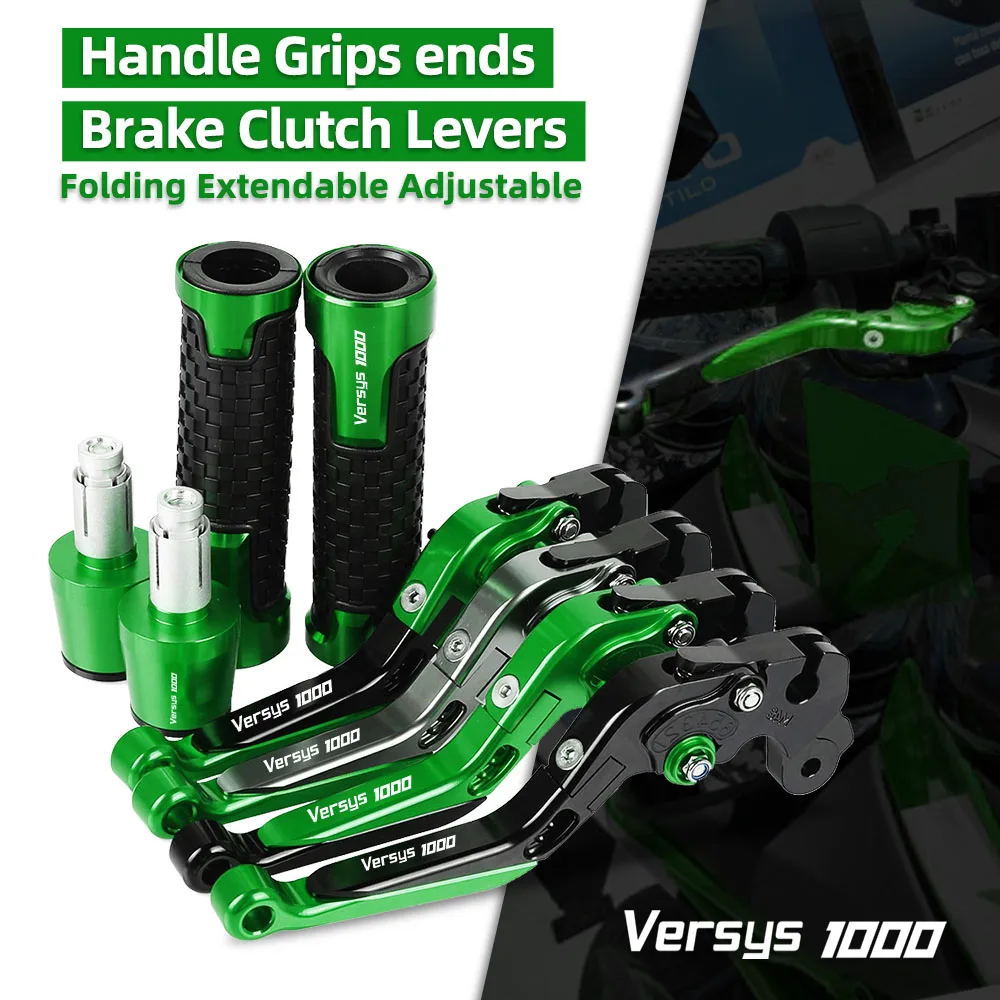 

VERSYS 1000 Motorcycle Aluminum Brake Clutch Levers Handlebar Hand Grips ends For KAWASAKI VERSYS1000 2012 2013 2014