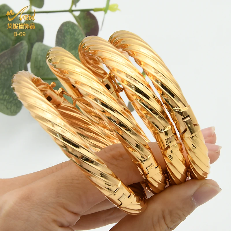 Женский браслет из меди и золота 24 карата | Украшения аксессуары