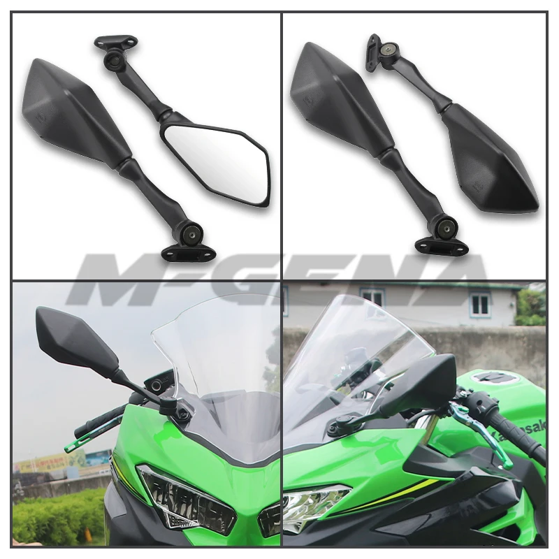 Зеркало заднего вида для гоночного мотоцикла Kawasaki Ninja 300 Ex300 400 250sl ZX-6R ZX636 ZX6R |