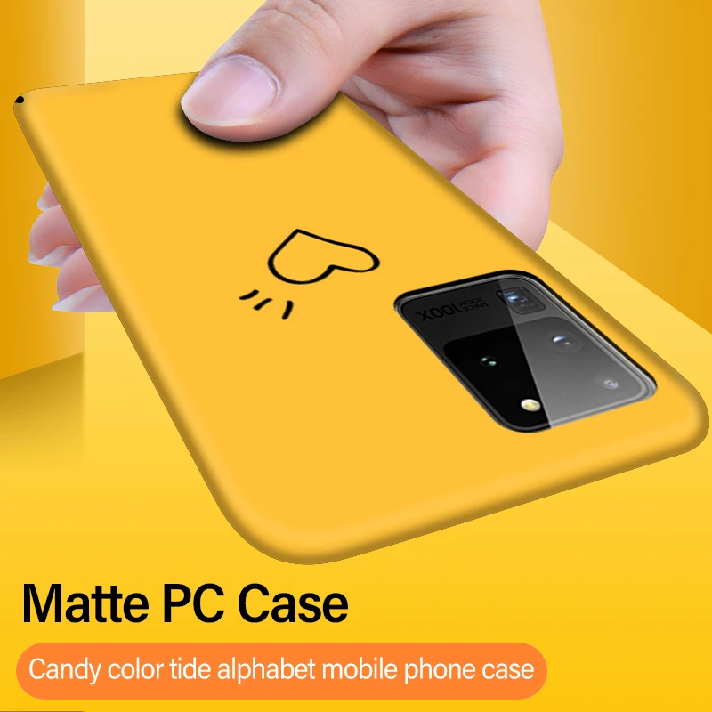 Ультратонкий матовый чехол для телефона из поликарбоната Samsung Galaxy S20 S10 E 5G S9 S8 Note 20