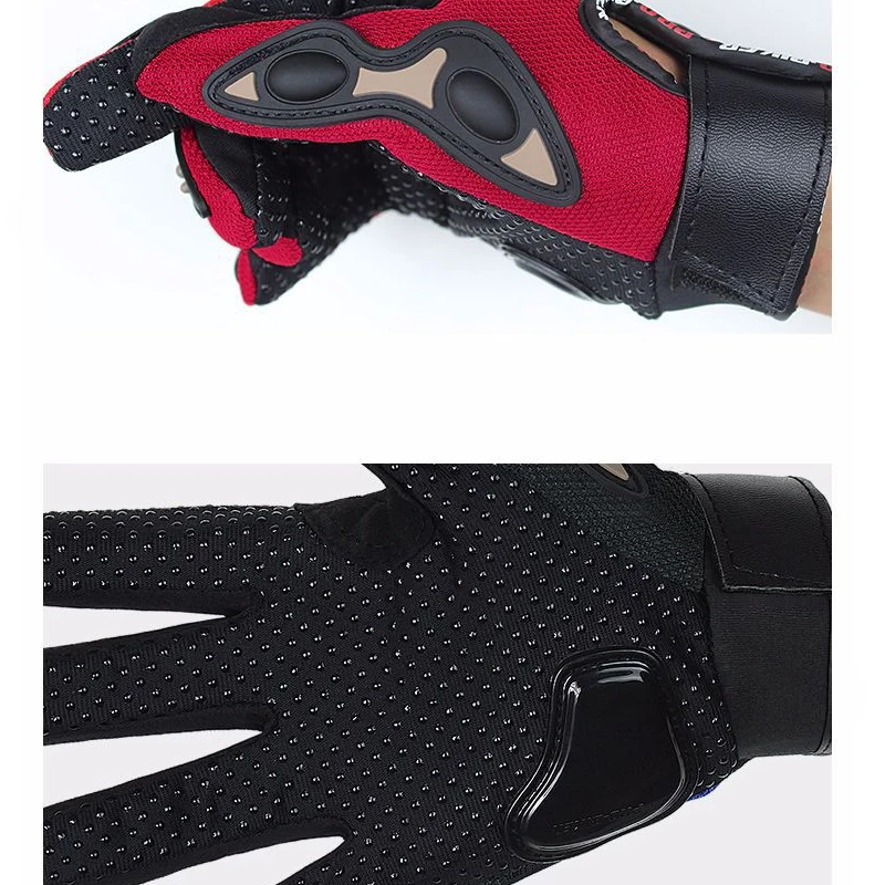 Motorcycle And Mountain bike Gloves-Cycling Hand Skid Prevent Breathable Protector Full Finger Adult Men's | Автомобили и