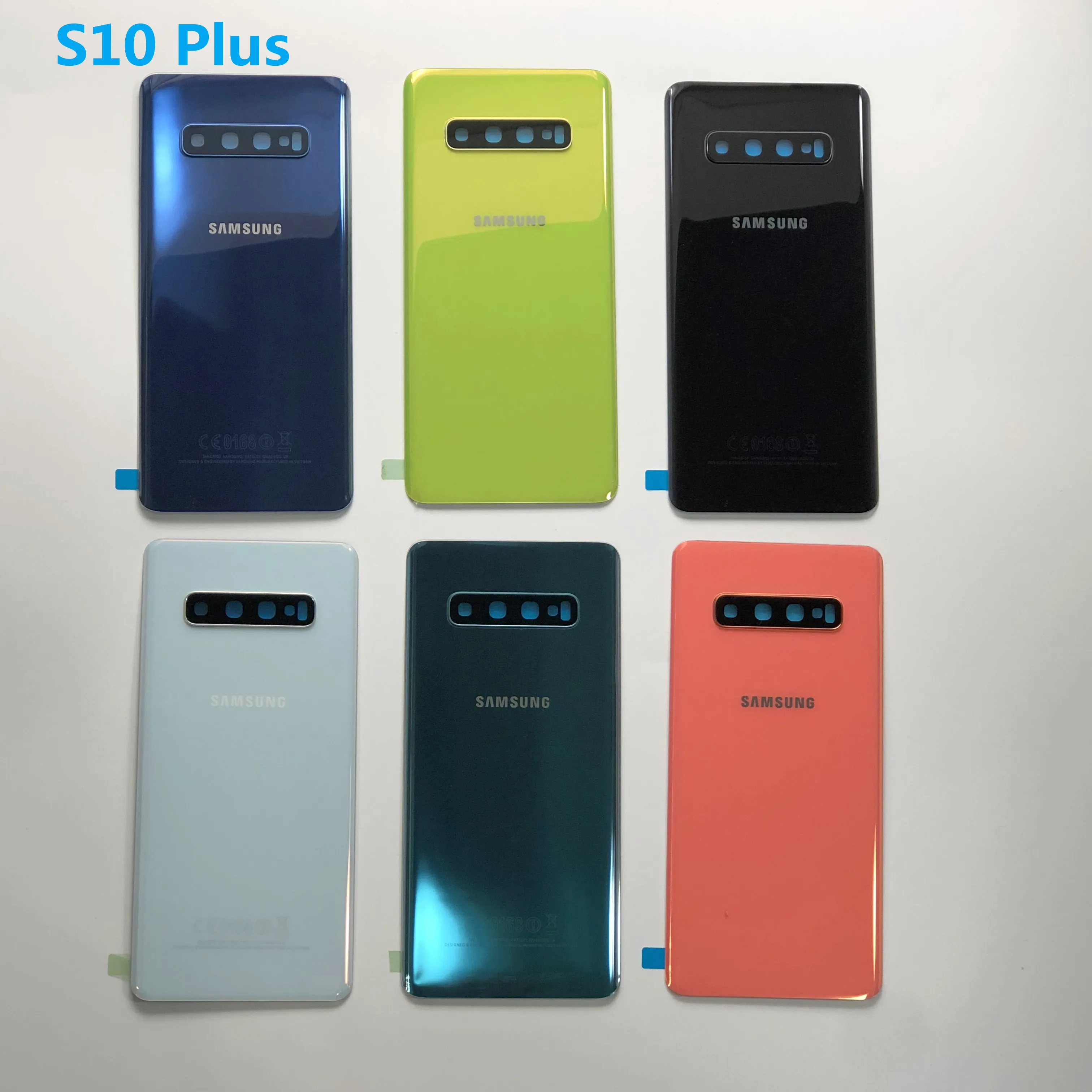 Сменное стекло для Samsung Galaxy S10 G973F + G975F S10E G970 чехол аккумулятора Корпус задней