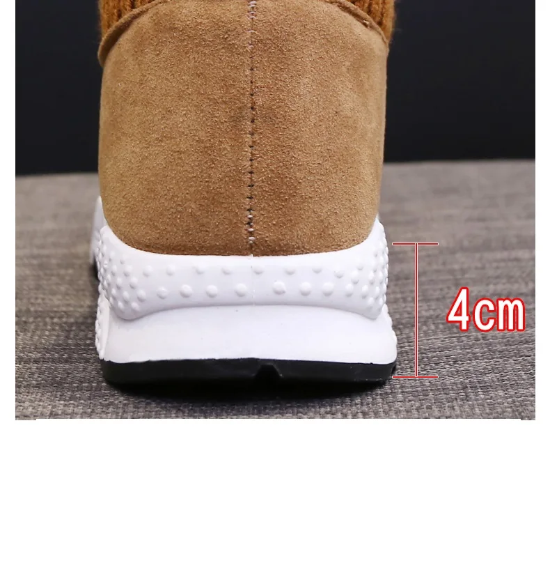 Aleafalling/теплые ботиночки женские вязаные утепленные кроссовки модные ботильоны