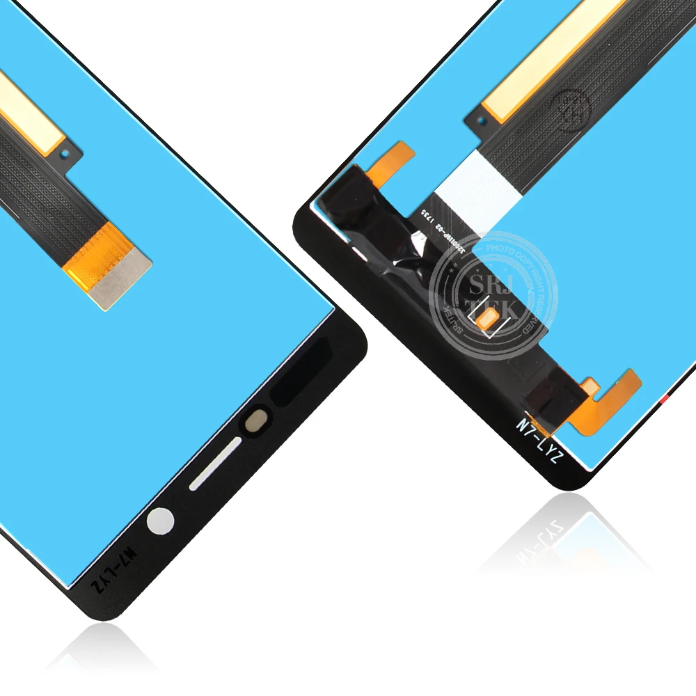 ЖК дисплей для Nokia 7 8 1 X7 дигитайзер сенсорный экран в сборе стеклянный датчик Plus TA