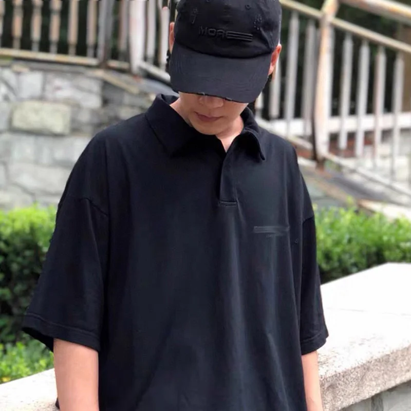 

Men's Women's Short-sleeved Cotton Polo Shirt Oversized Top Quality Fashion 1:1 2021 Summer Collection