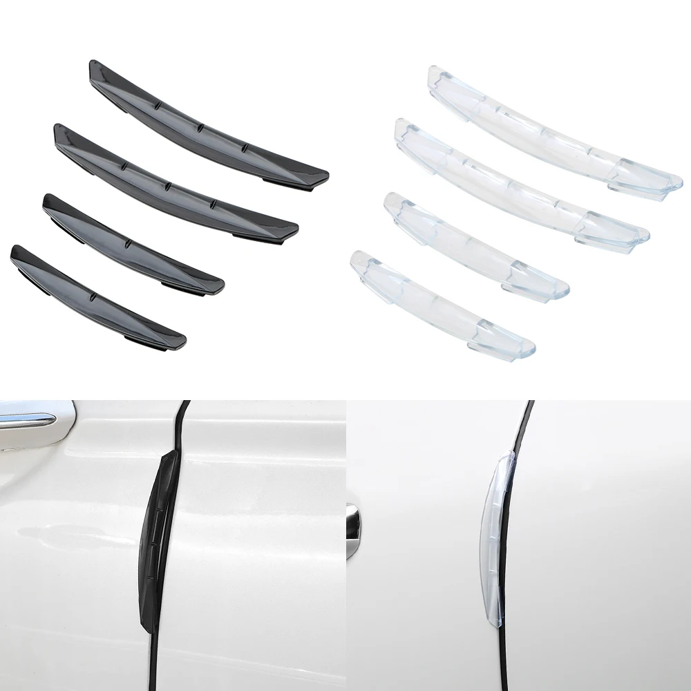 LEEPEE 4 шт./компл. Автомобильная наклейка защита от царапин для края двери клейкая