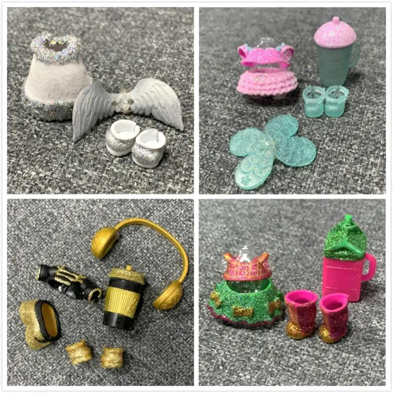 Оригинальные платья для кукол L.O.L одежда аксессуары зимней дискотеки l.o.l продажа