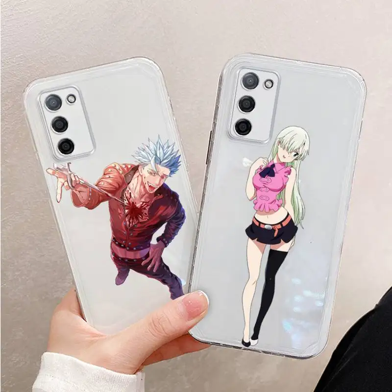

anime seven deadly sins Phone Case For Xiaomi Mi 11 Ultra Lite 10 Redmi Note 9 8 7 9a K30S K40 Pro Transparent Coque