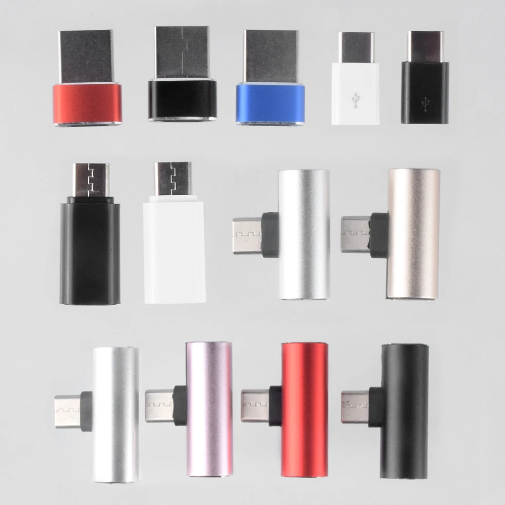 Фото Адаптер OTG Android Type-c на Micro USB Type-C 5/10 шт. Мобильные телефоны и аксессуары Адаптер OTG Android Type-c на Micro USB Type-C 5/10 шт. Мобильные телефоны и аксессуары