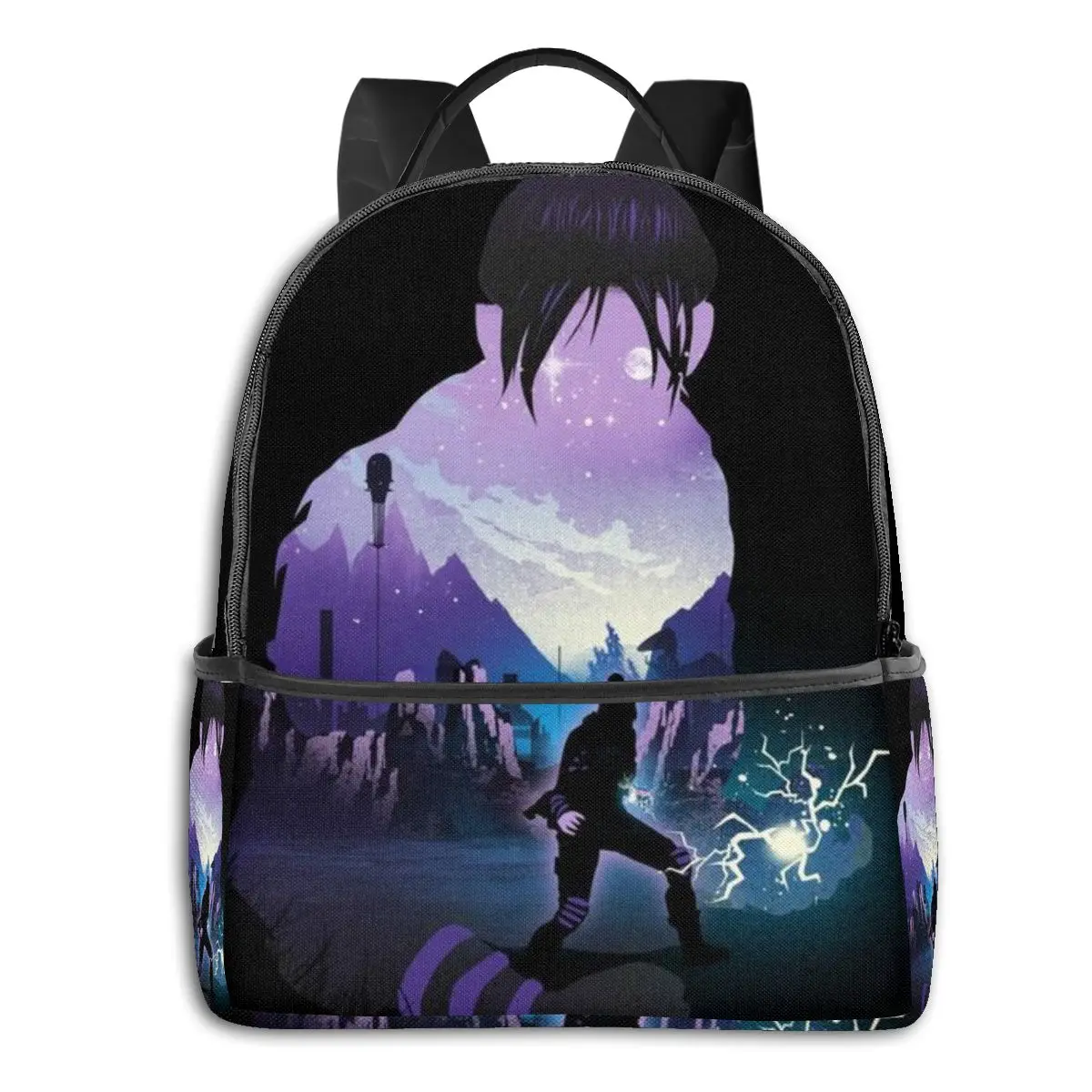 

Apex Anime Cartoon Backpack with USB Charging Port and Anti-theft Lock & Pencil Case, Unisex Fashion College School Bookbag