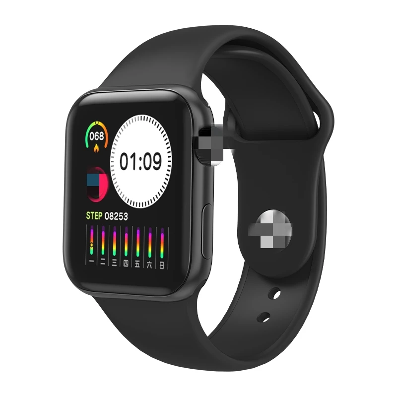 black W58 спортивные часы IP67 водонепроницаемый смарт-браслет для мужчин фитнес-трекер напоминание о звонках монитор сердечного ритма для Android iPhone Smartband - Цвет: black