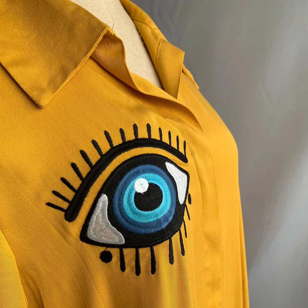 Хлопковое платье-макси для женщин глаз Африканской ажурной вышивкой в